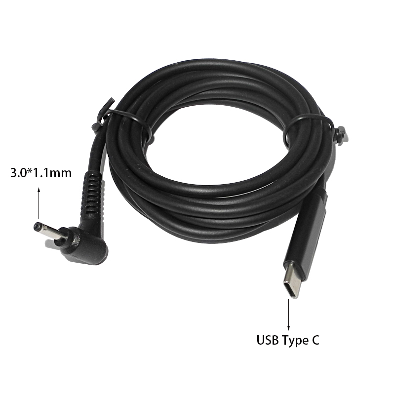 Cable Lock Laptop - USB Tip C DC 3.0x1.1mm 3.0*1.1