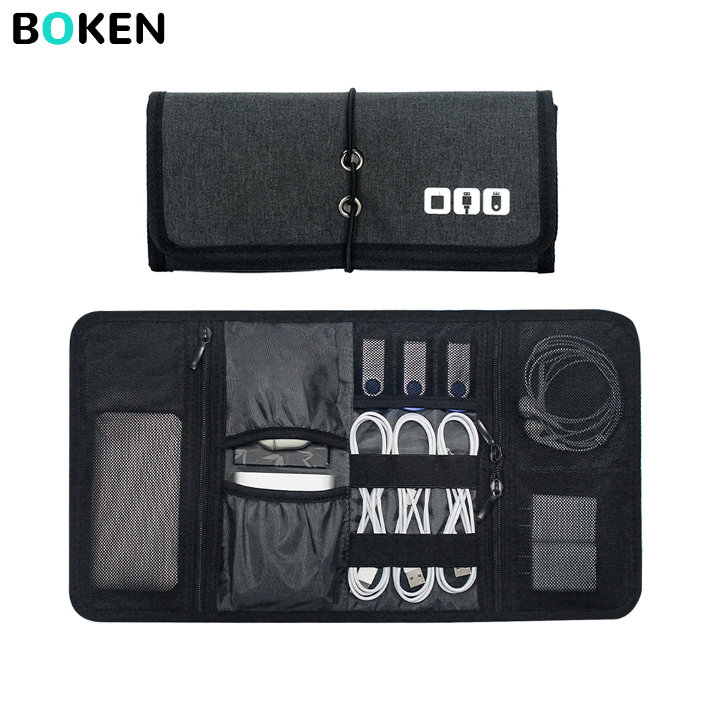 Office Tech Backpack - Teknoloji Organizatör Çantası Kablo Saklama Kutusu