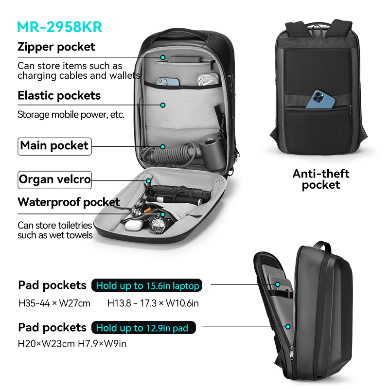 MARK RYDEN Hırsızlığa Karşı Ko - Office Tech Backpack incelemesi ve fiyatı