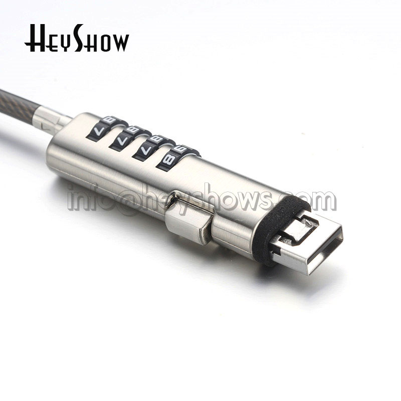 4 Haneli Şifreyle Korumalı USB - Cable Lock Laptop incelemesi ve fiyatı