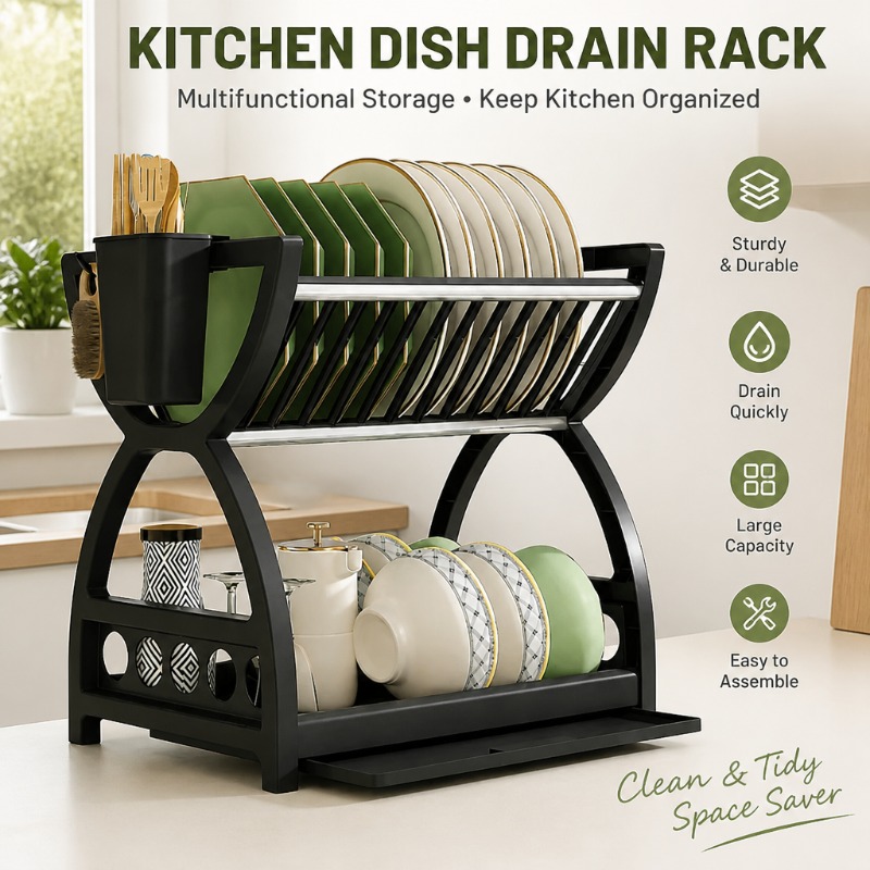 2 Katmanlı Bulaşık Kurutma Raf - Server Rack Shelf incelemesi ve fiyatı